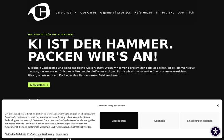 Screenshot of compete-agentur.com