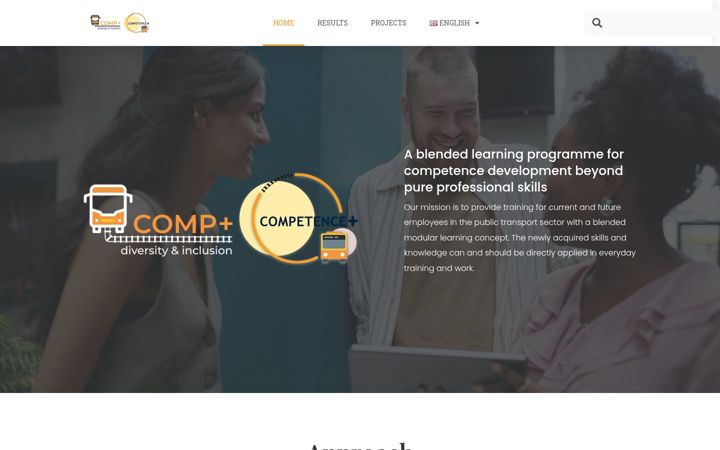 Screenshot of competenceplusproject.eu