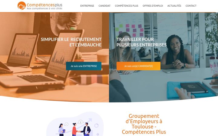 Screenshot of competences-plus.org