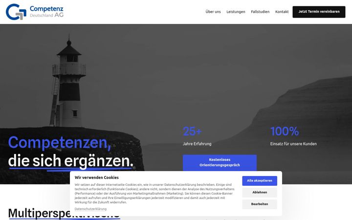 Screenshot of competenz-deutschland.de