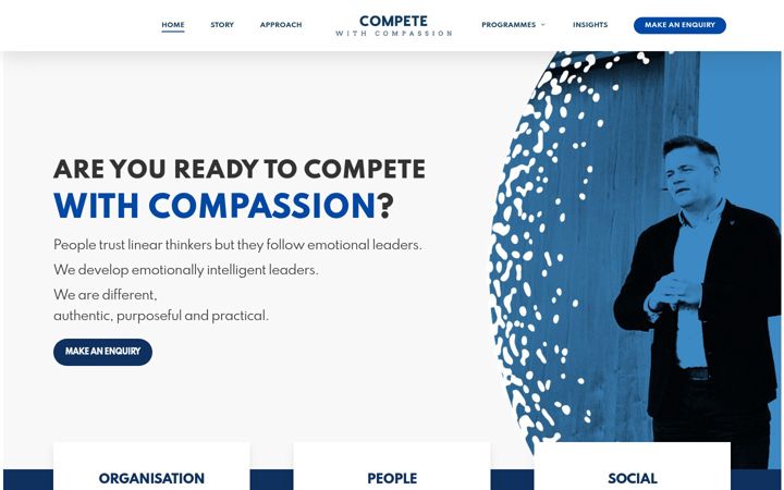 Screenshot di competewithcompassion.ie