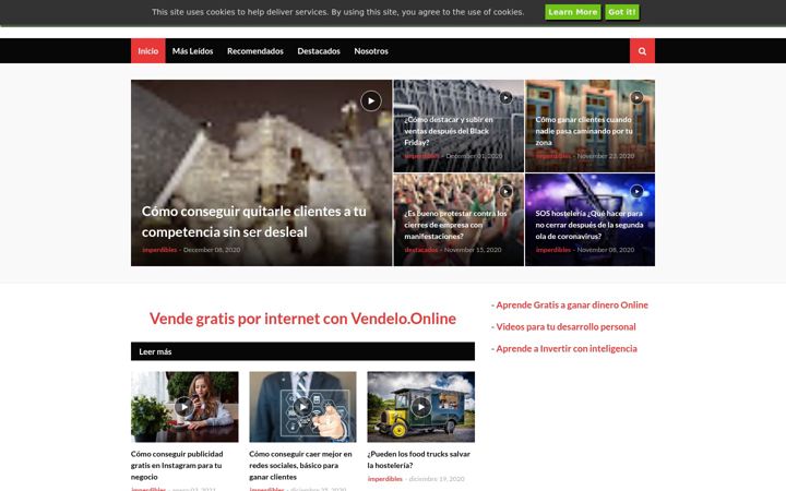 Screenshot of competimos.com