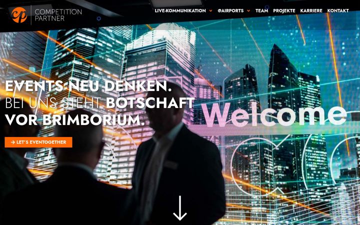 Screenshot of competition-partner.de