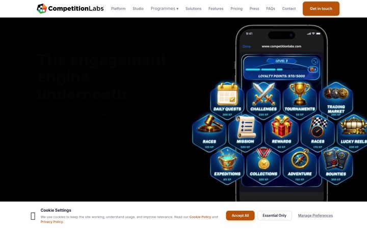 Screenshot of competitionlabs.com