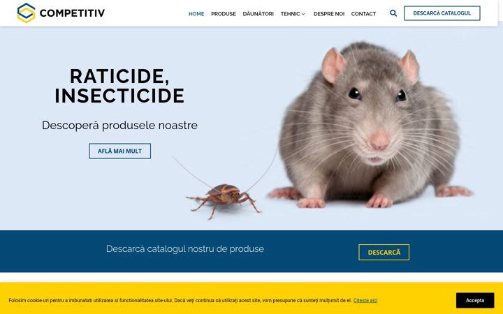 Screenshot of competitiv.ro