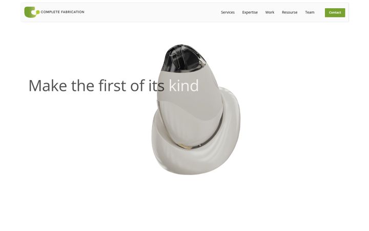Screenshot of compfab.co.uk