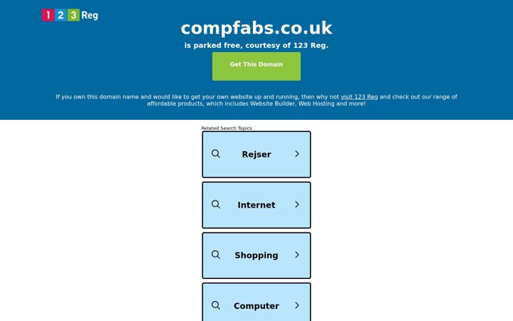 Screenshot of compfabs.co.uk