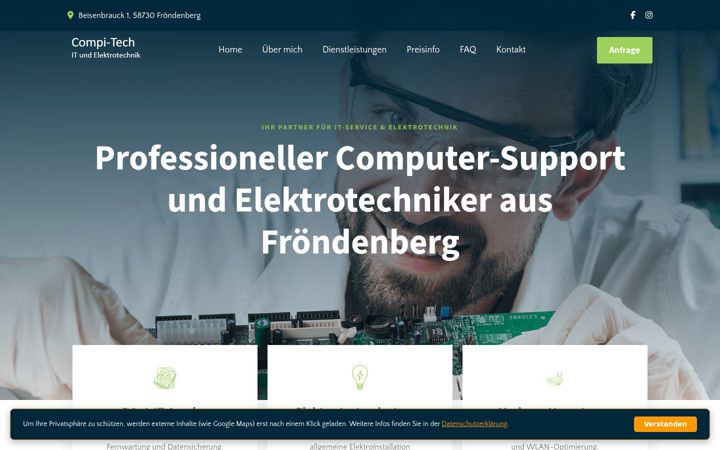 Screenshot of compi-tech.de