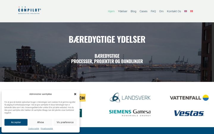Screenshot of compilot.dk