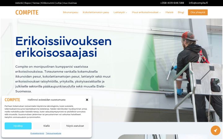 Skærmbillede af compite.fi