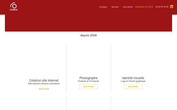 Screenshot of compix.fr