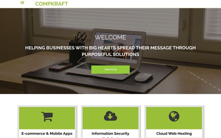 Screenshot of compkraft.co.ke