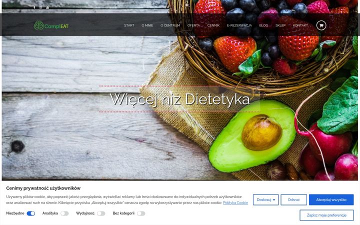 Snímek obrazovky compl-eat.pl