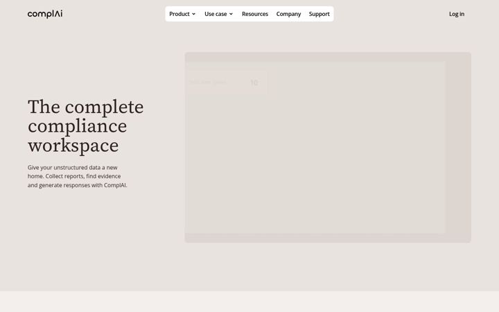 Screenshot of complai.com