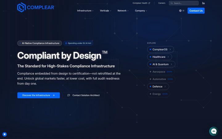 Screenshot of complear.com