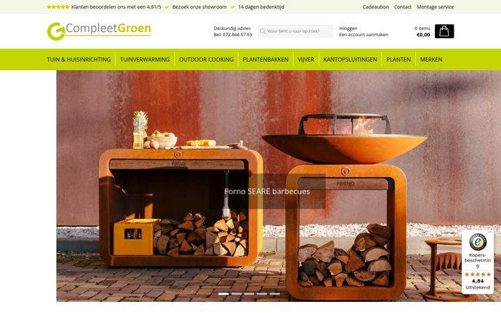 Screenshot of compleetgroen.nl