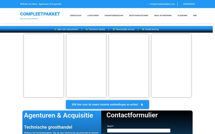 Screenshot of compleetpakket.com