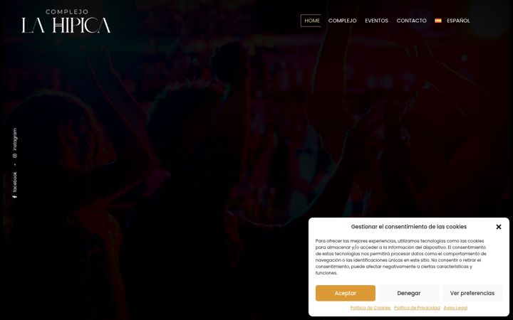 Screenshot of complejolahipica.com