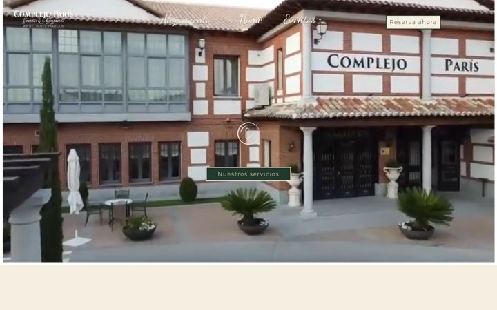 Screenshot of complejoparis.com