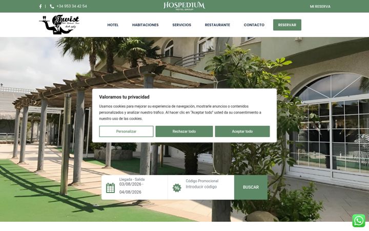 Screenshot of complejotwist.com