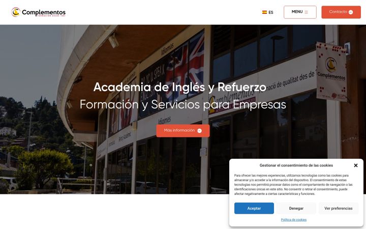 Screenshot of complementosformacion.com