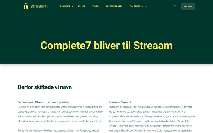 Screenshot of complete7.dk