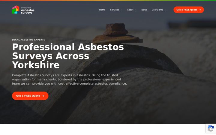 Screenshot di completeasbestos.co.uk