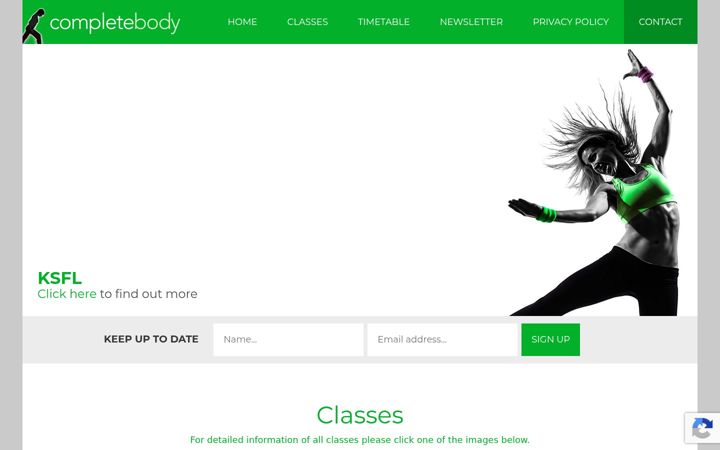 Screenshot di completebody.co.uk
