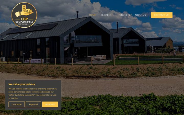 Screenshot di completebuildpartnerships.co.uk