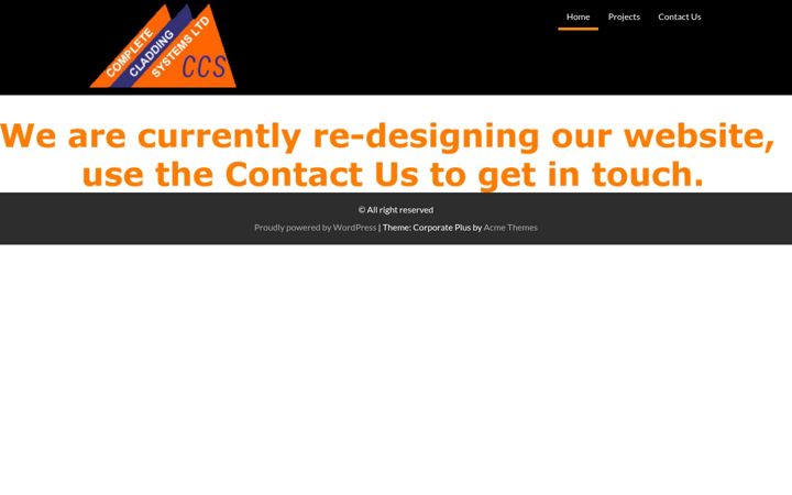 Captura de ecrã de completecladding.co.uk