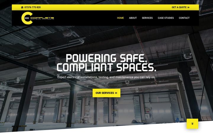 Captura de ecrã de completeelectricalengineering.co.uk