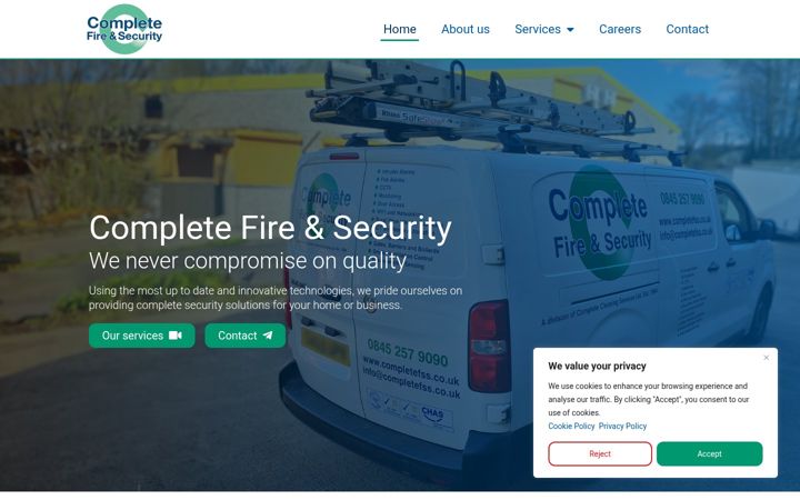 Captura de ecrã de completefss.co.uk