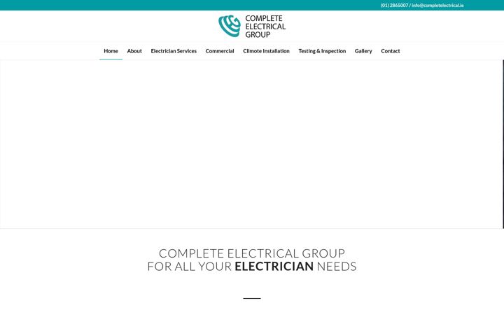 Screenshot di completelectrical.ie