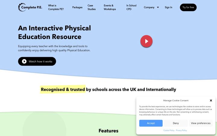 Screenshot of completepe.com