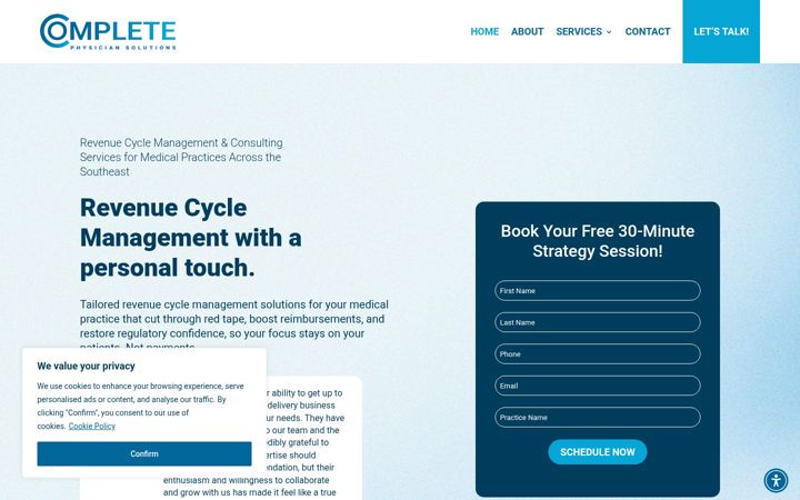 Screenshot of completephys.com