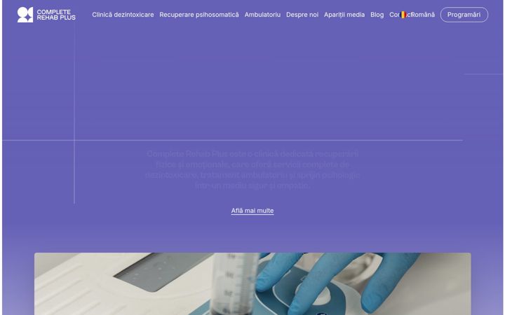Screenshot of completerehabplus.ro