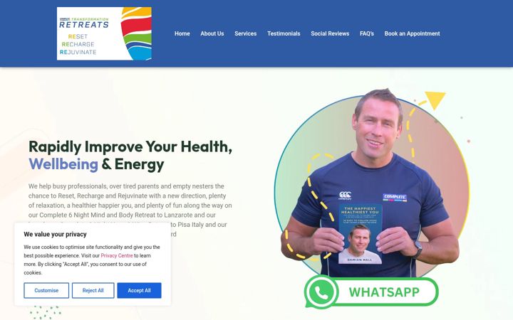 Screenshot di completetransformationretreats.ie