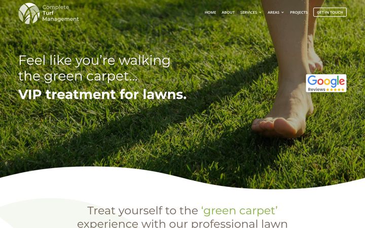 Screenshot of completeturfmanagement.co.uk