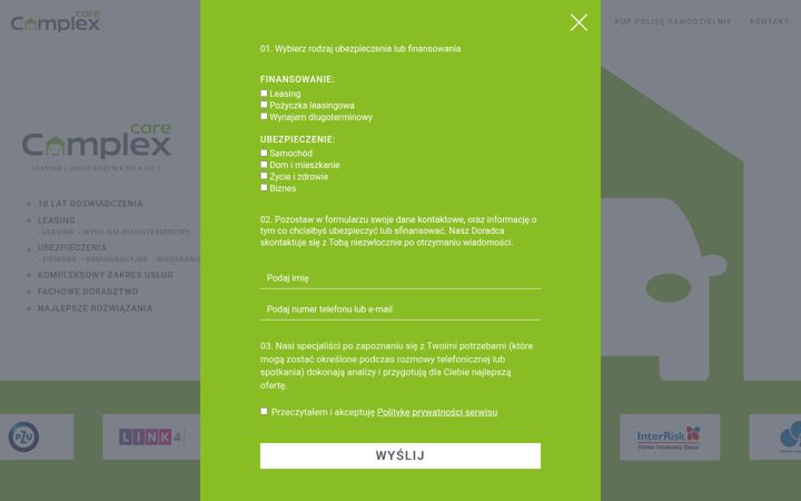 Screenshot of complexcare.pl