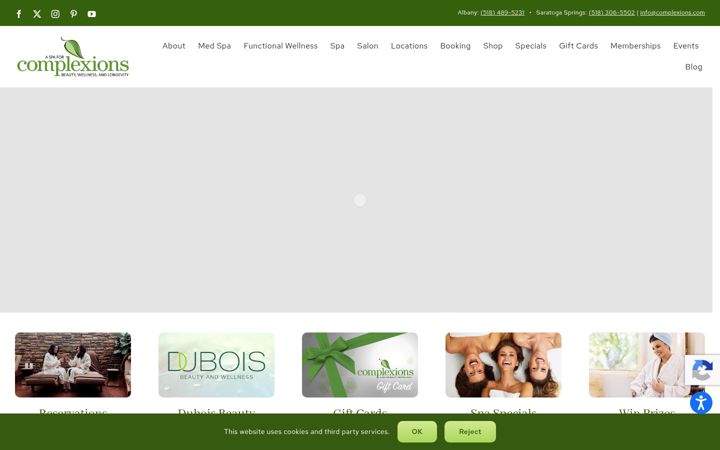 Screenshot of complexions.com