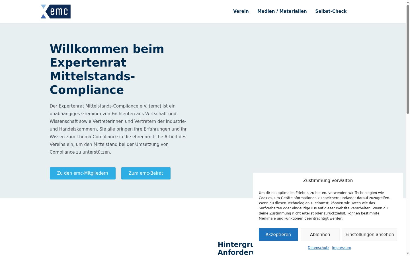 Sutikimo reklamjuostės, rodytos prieš bet kokią sąveiką, ekrano kopija