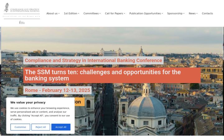 Screenshot of complianceandstrategyinbanking.eu