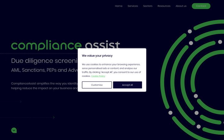 Screenshot of complianceassist.co.uk