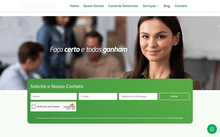 Screenshot of compliancebox.com.br