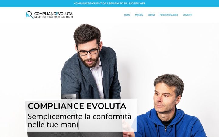 Screenshot of complianceevoluta.com