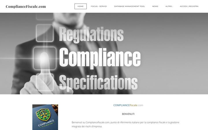 Ekrano kopija compliancefiscale.com