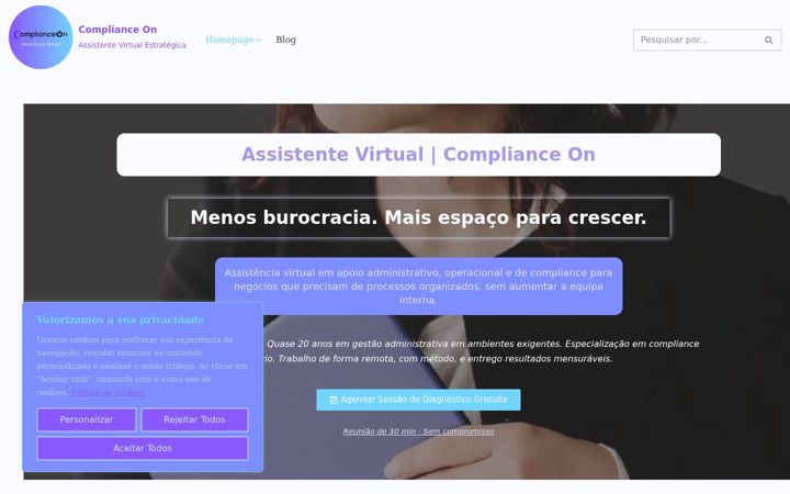 Screenshot of complianceon.pt