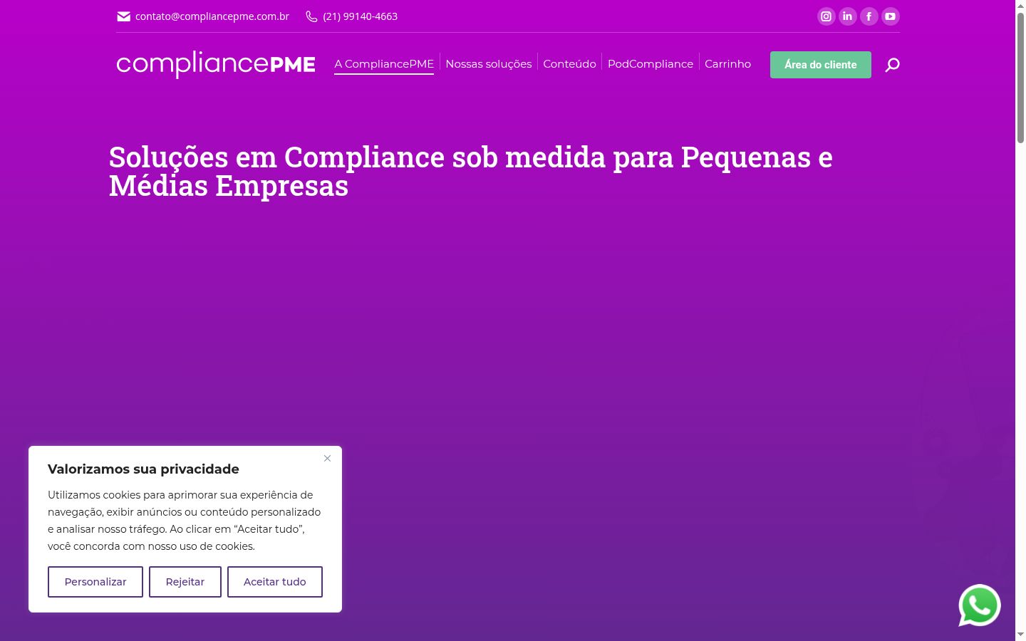 Screenshot tal-banner tal-kunsens muri qabel kwalunkwe interazzjoni