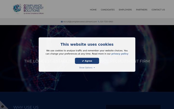 Screenshot of compliancerecruitment.com