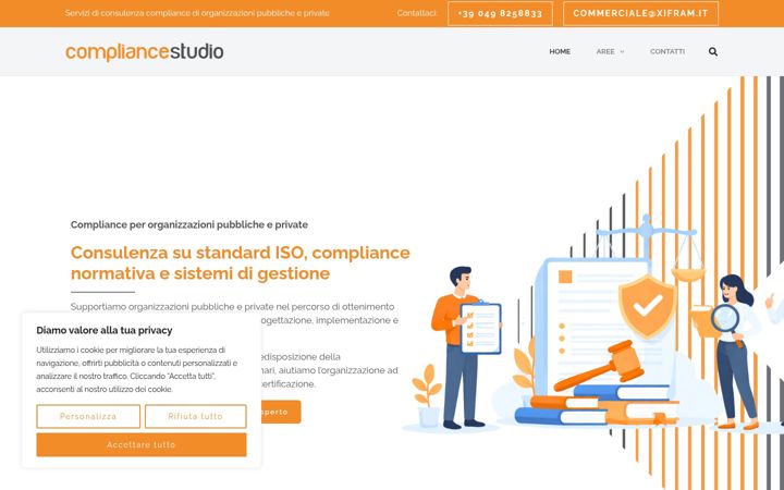 Screenshot of compliancestudio.it